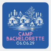 Sticker Carré Camp Bachelorette (Devant)
