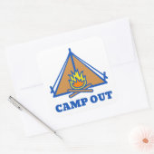 Sticker Carré Camp hors (Enveloppe)