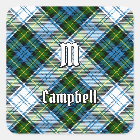 Sticker Carré Campbell Dress Tartan (Devant)