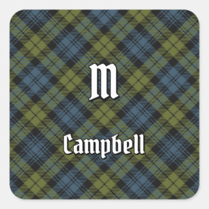 Sticker Carré Campbell Tartan