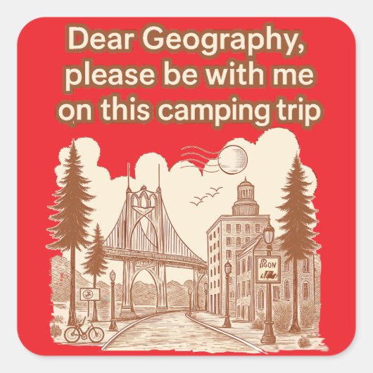 Sticker Carré camper (Devant)