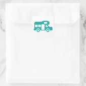 Sticker Carré Camping Motorhome (Sac)