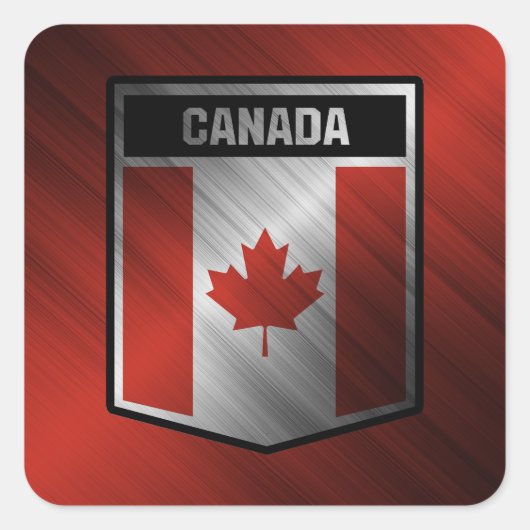 Sticker Carré Canada (Devant)