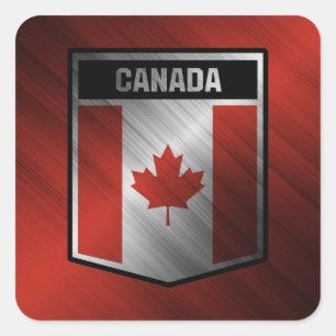 Sticker Carré Canada