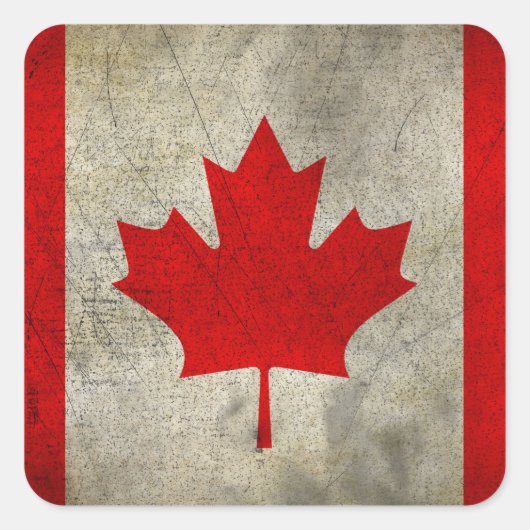 Sticker Carré Canada (Devant)