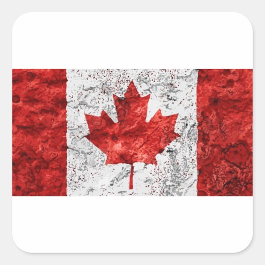 Sticker Carré canada (Devant)