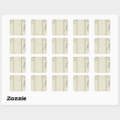 Sticker Carré Canada 4 (Feuille)