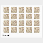 Sticker Carré Canada 5 (Feuille)