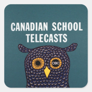 Sticker Carré Canadian School Telecasts (années 1984)