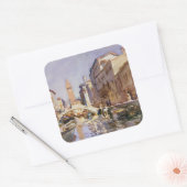 Sticker Carré Canal de Venise (Enveloppe)