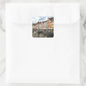 Sticker Carré Canal pittoresque à Copenhague (Sac)