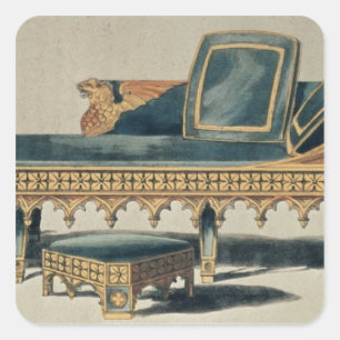 Sticker Carré Canapé gothique du "Référentiel des Arts"