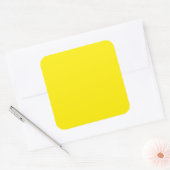 Sticker Carré Canari jaune haut de gamme couleur (Enveloppe)