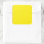 Sticker Carré Canari jaune haut de gamme couleur (Sac)