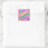 Sticker Carré Canasta Enthousiaste Mantra Manger Sleep Canasta r (Sac)
