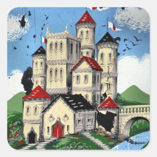 STICKER CARRÉ CANAUX (Devant)