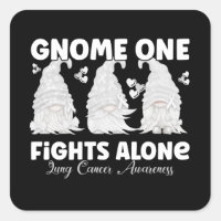 Cancer du poumon Gnome à ruban blanc