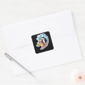 Sticker Carré Canettes surf (Enveloppe)