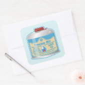 Sticker Carré Canistier de combustible du poêle de camp propane  (Enveloppe)