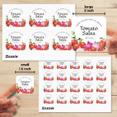 Sticker Carré Canne à salsa de tomate maison