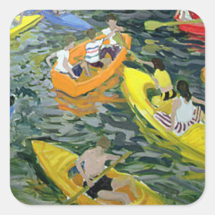 Sticker Carré Canoes Wickstead Park