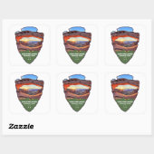 Sticker Carré Canyonlands National Park Mesa Arch Arrowhead (Feuille)