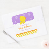 Sticker Carré Caoutchouc Jaune Purple Bébé Bibliothèque Plaque d (Enveloppe)