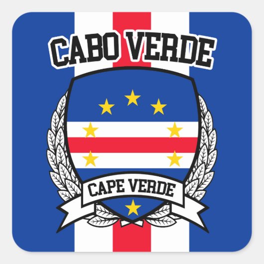 Sticker Carré Cap-Vert (Devant)
