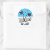 Sticker Carré Capitaine Holiday (Sac)
