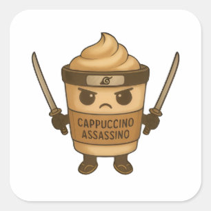 Sticker Carré Cappuccino Assassino