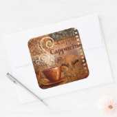 Sticker Carré Cappucino (Enveloppe)