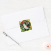 Sticker Carré Captivant Luna Moth (Enveloppe)