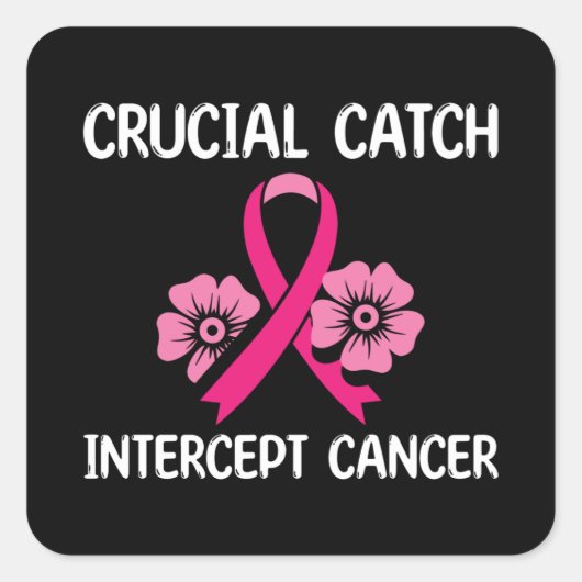 Sticker Carré Capture Crucial Intercept Cancer Don Pour Ami (Devant)