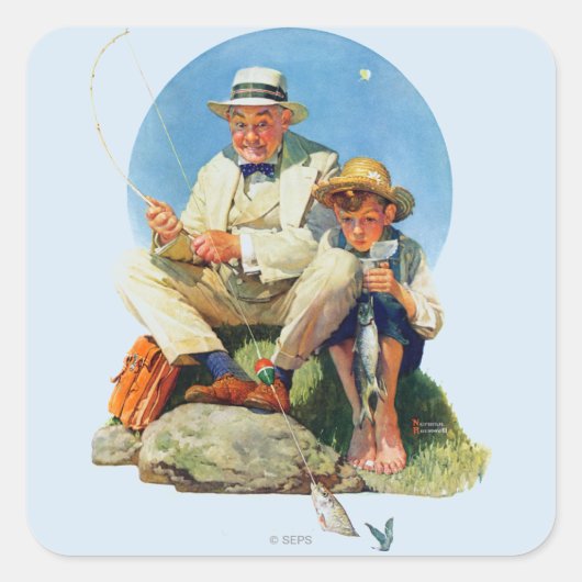 Sticker Carré Capture le grand (Devant)