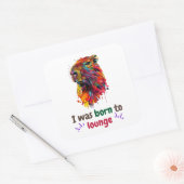 Sticker Carré Capybara (Enveloppe)