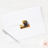 Sticker Carré Capybara Halloween (Enveloppe)