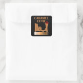 Sticker Carré Caramel Cutie (Sac)