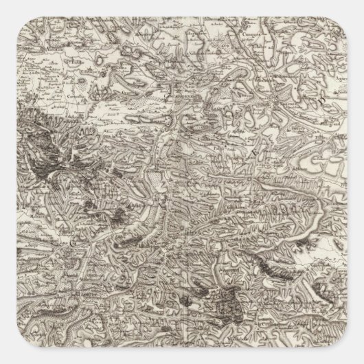 Sticker Carré Carcassonne (Devant)