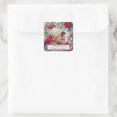 Sticker Carré Cardinal rouge Célébration de la vie PHOTO (Sac)