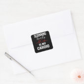 Sticker Carré Cardiology Heart Surgery Heartbeat (Enveloppe)