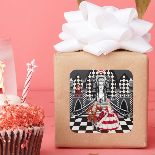 Sticker Carré Carnival in a Magical land (Fête)