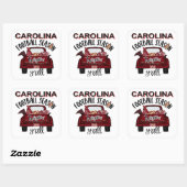 STICKER CARRÉ CAROLINA TAILGATIN (Feuille)