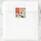 Sticker Carré Carols de Christmas (Sac)