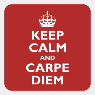Sticker Carré Carpe Diem !