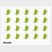 Sticker Carré Carré Citrus Lime (Feuille)