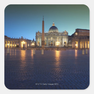 Sticker Carré Carré de St Peters, Rome, Italie