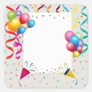 STICKER CARRÉ CARRÉ FRAME PARTI