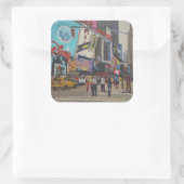 Sticker Carré Carré horaire 2012 (Sac)
