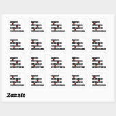 Sticker Carré Carreau de mots Enseigner Inspirer Nourrir Encoura (Feuille)