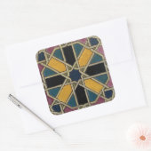 Sticker Carré Carreau vintage (Enveloppe)